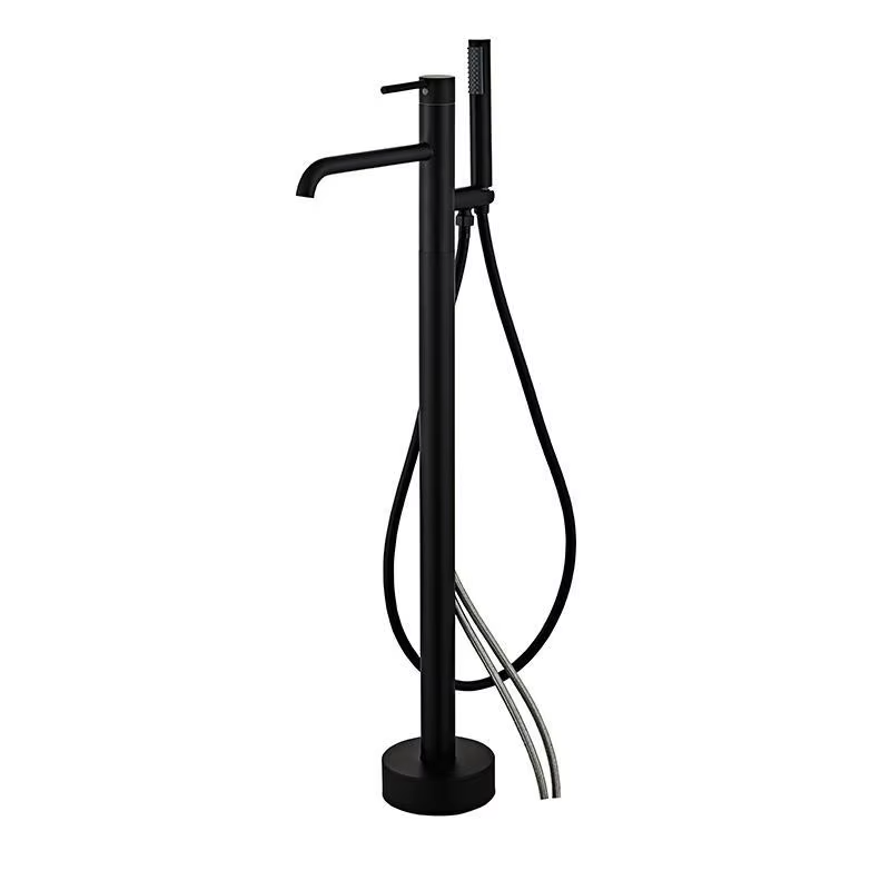 Freestanding Bathtub Filler Faucet Floor - # Bodenmontierte Badarmaturen Duschset Freistehende Badewannenarmatur