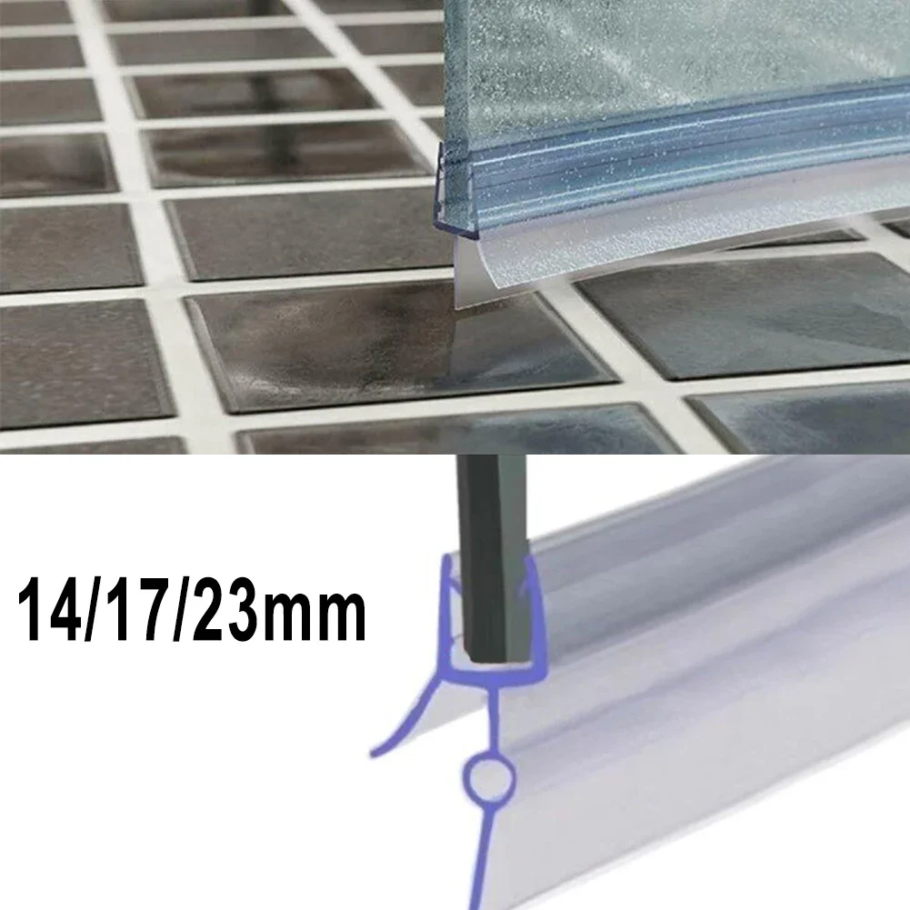 Shower Door Bottom Seal Strip Sweep - 2Pcs Dusche Bildschirm Dichtung Streifen PVC