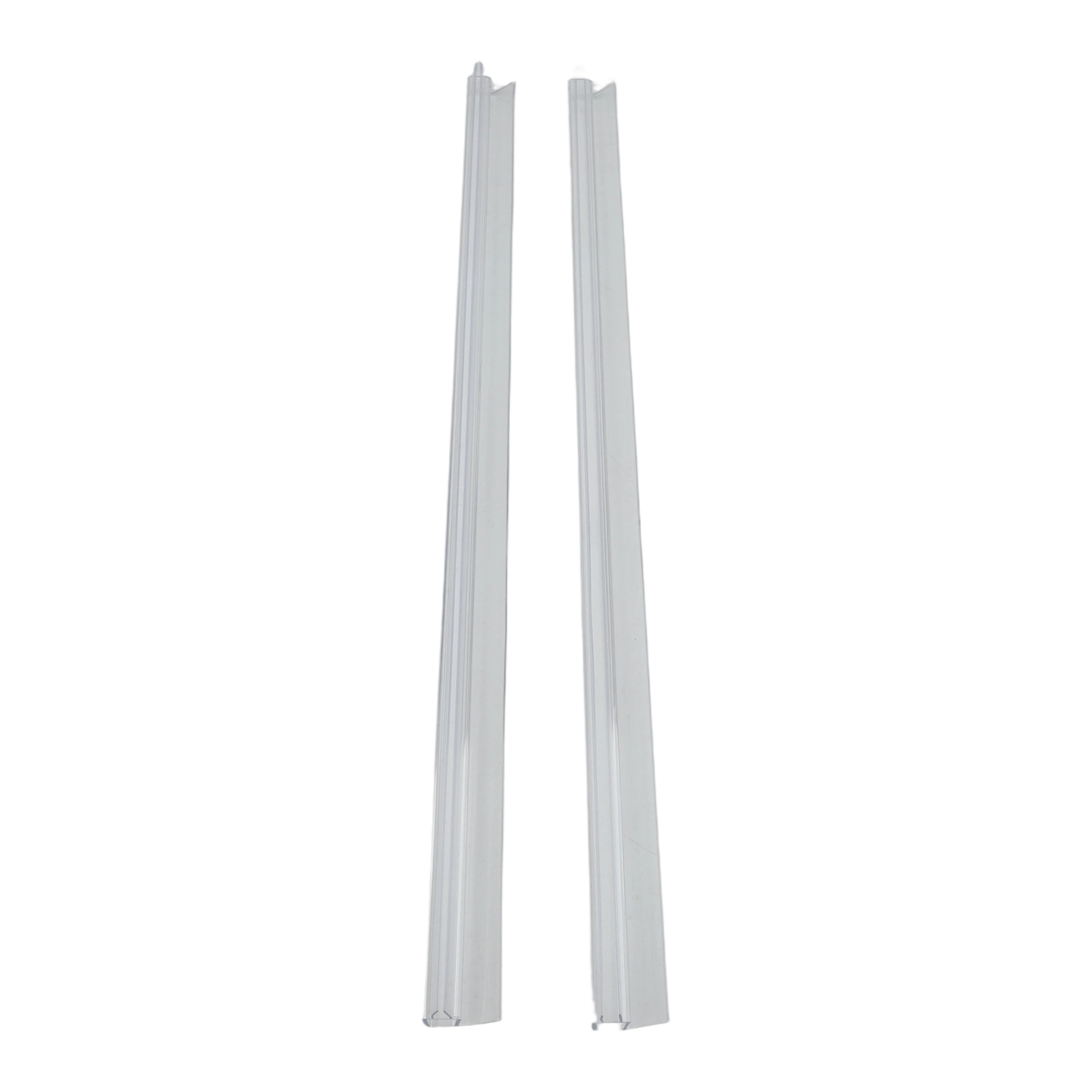 Shower Door Bottom Seal Strip Sweep - 2er-Pack Duschtür-Unterdichtung, 20 Zoll Länge, Glasdichtungsstreifen,
