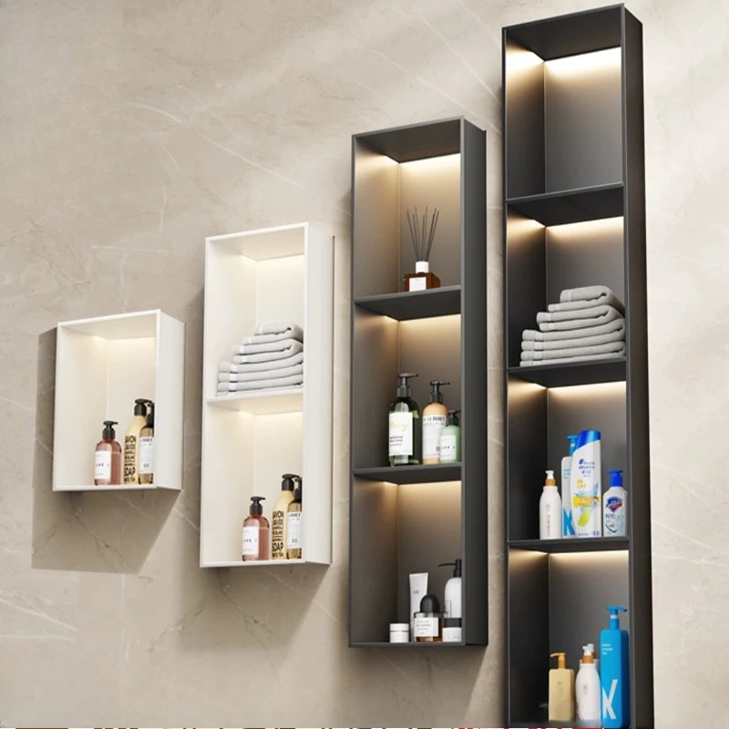 Shower Niche Stainless Steel Recessed - Eingelassenes Badezimmerregal aus Edelstahl, ohne Bohren,