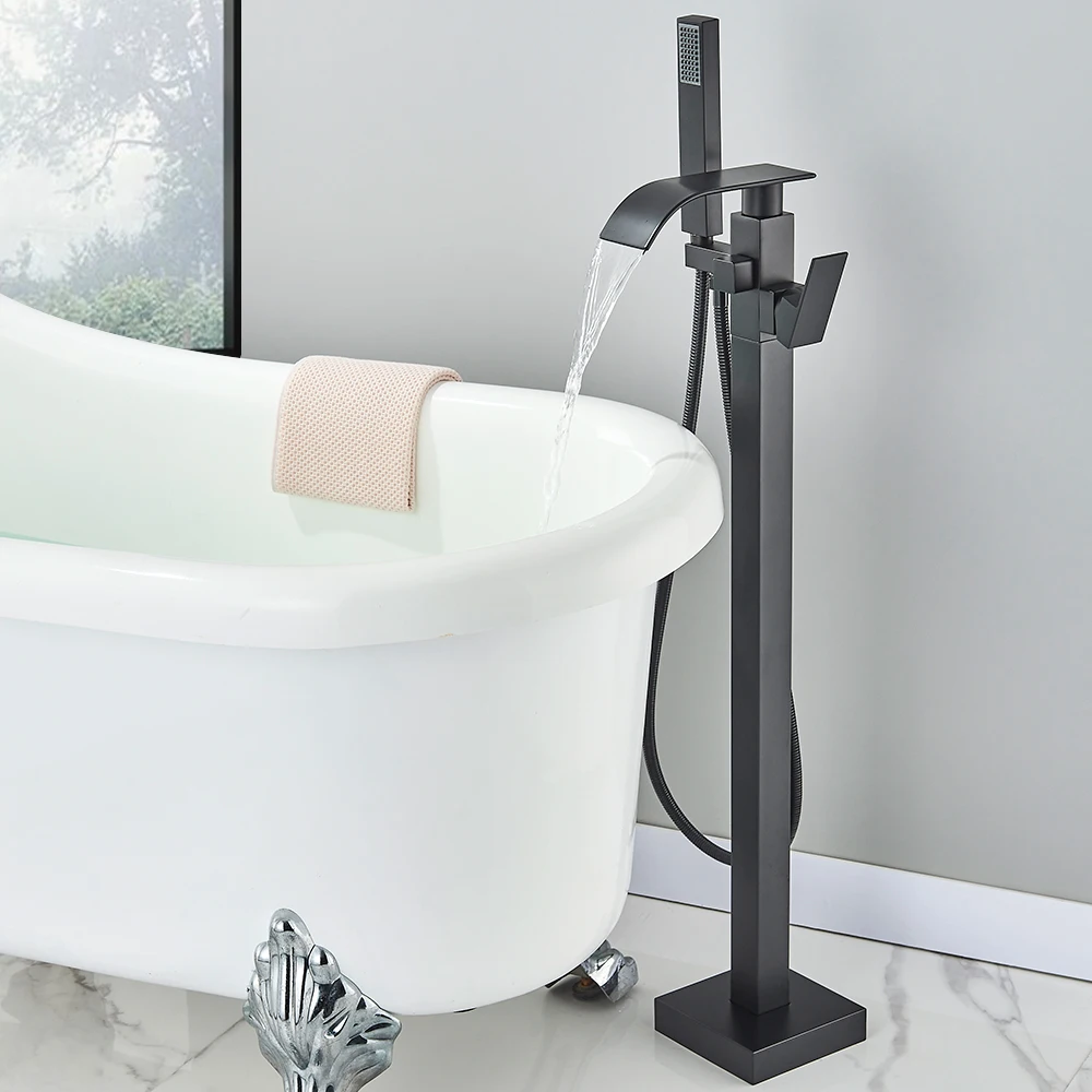 Freestanding Bathtub Filler Faucet Floor - Bodenstehender Wasserhahn für Badewanne und Dusche,