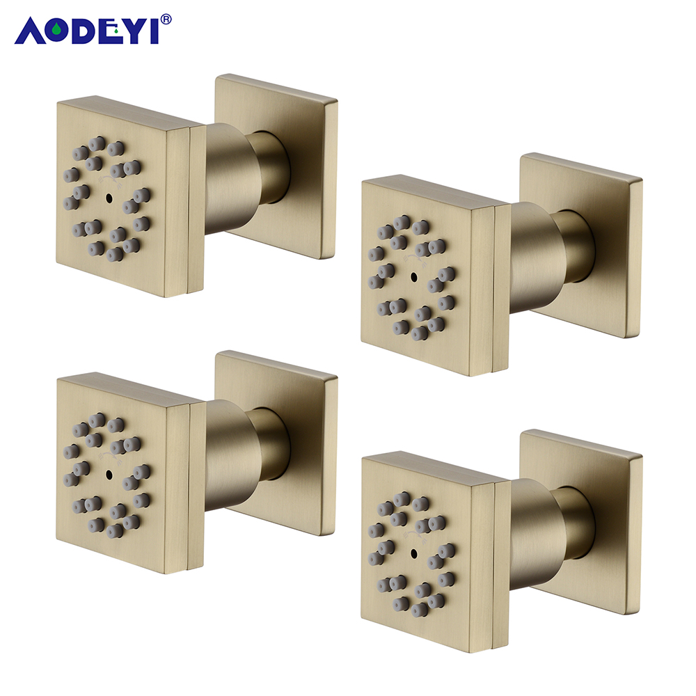 Shower Body Jet Massage Spray Square - Sprühdüse Body Jet Hydraulische Akupunktur Massage
