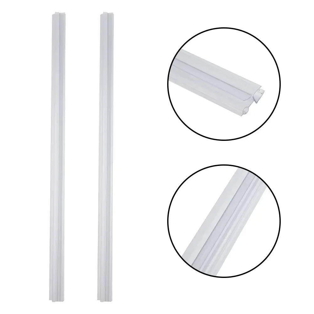 2 stücke 50 cm Silikon Dusche  – Shower Door Bottom Seal Strip Sweep Bewertung und Preis