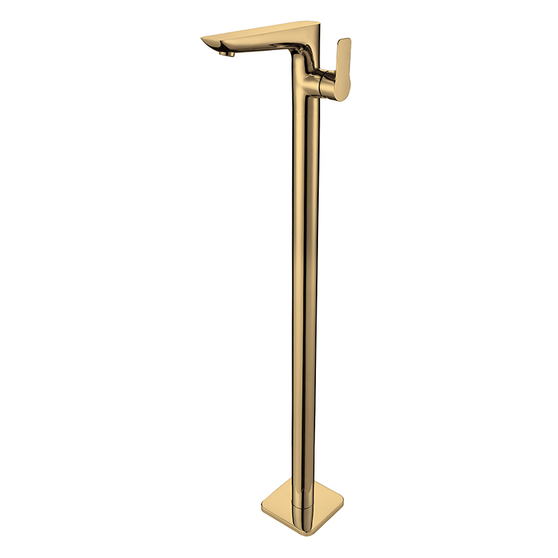 Moderner, matt-schwarzer Badar – Freestanding Bathtub Filler Faucet Floor Bewertung und Preis
