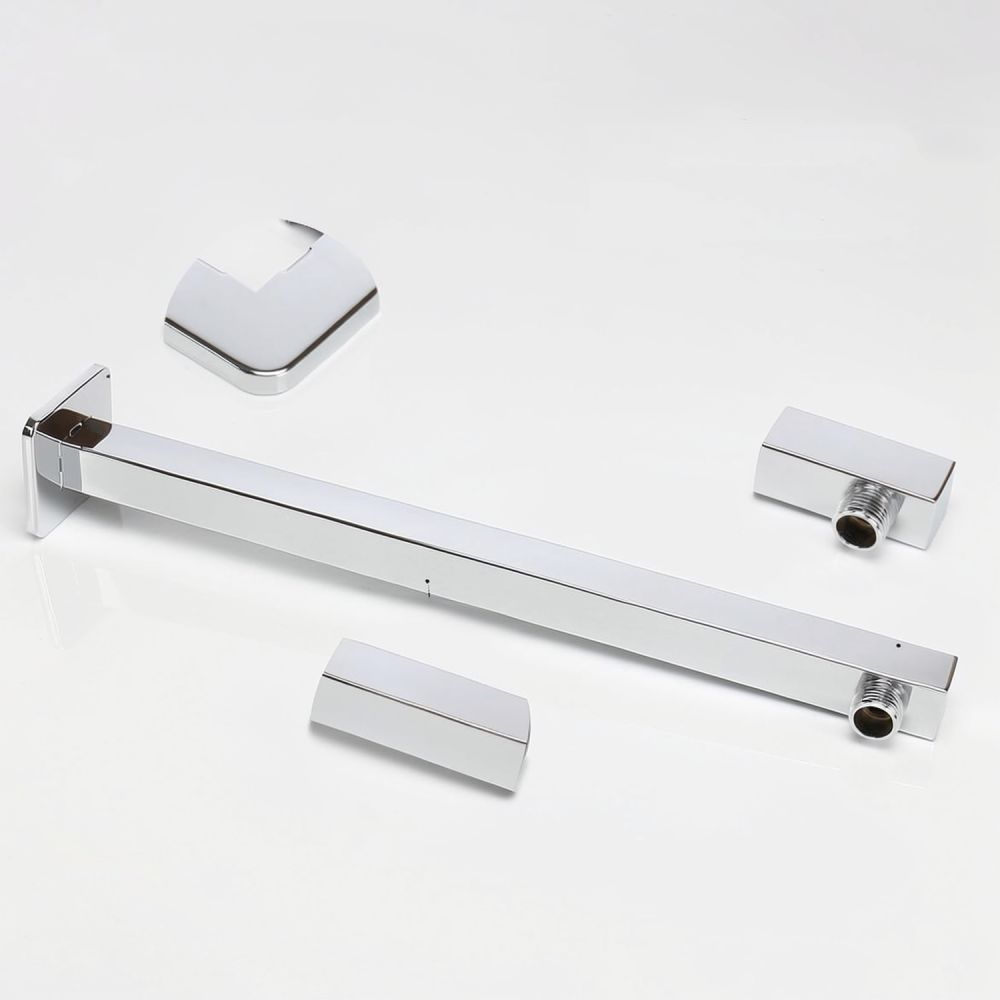 Moderner, mattschwarzer, quadr – Rainfall Shower Head Ceiling Mount 16 Inch Bewertung und Preis