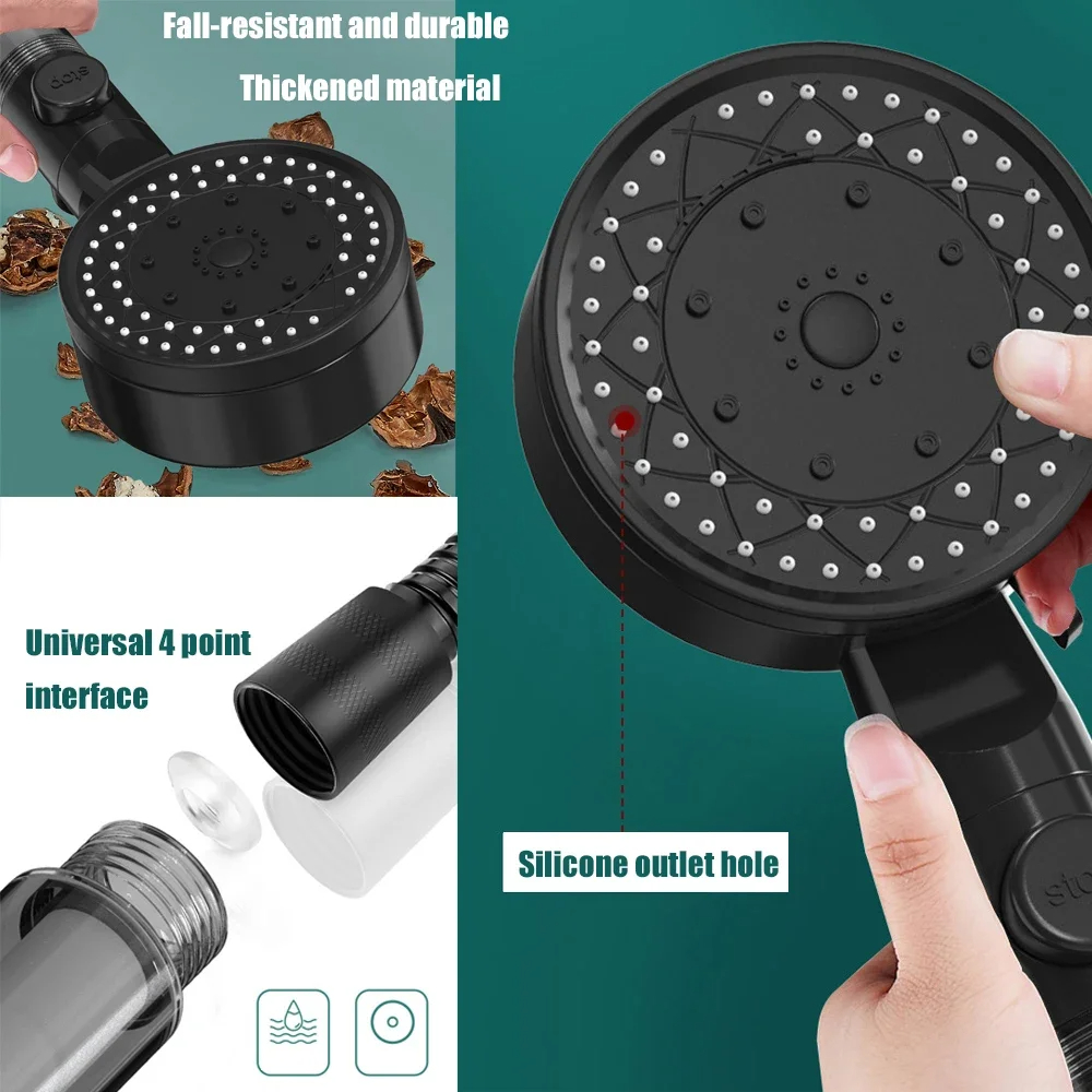 10-Sprüh-Hochdruck-wasserspare – Handheld Shower Head High Pressure Filter Bewertung und Preis