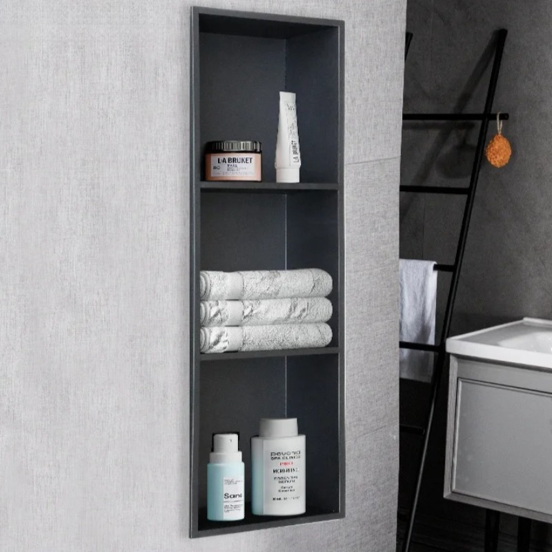 04-Edelstahl-Einbaubal mit sch – Shower Niche Stainless Steel Recessed Bewertung und Preis