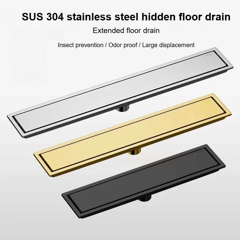 Unsichtbarer Fliesen-Bodenabla – Linear Shower Drain Stainless 304 Tile In Bewertung und Preis