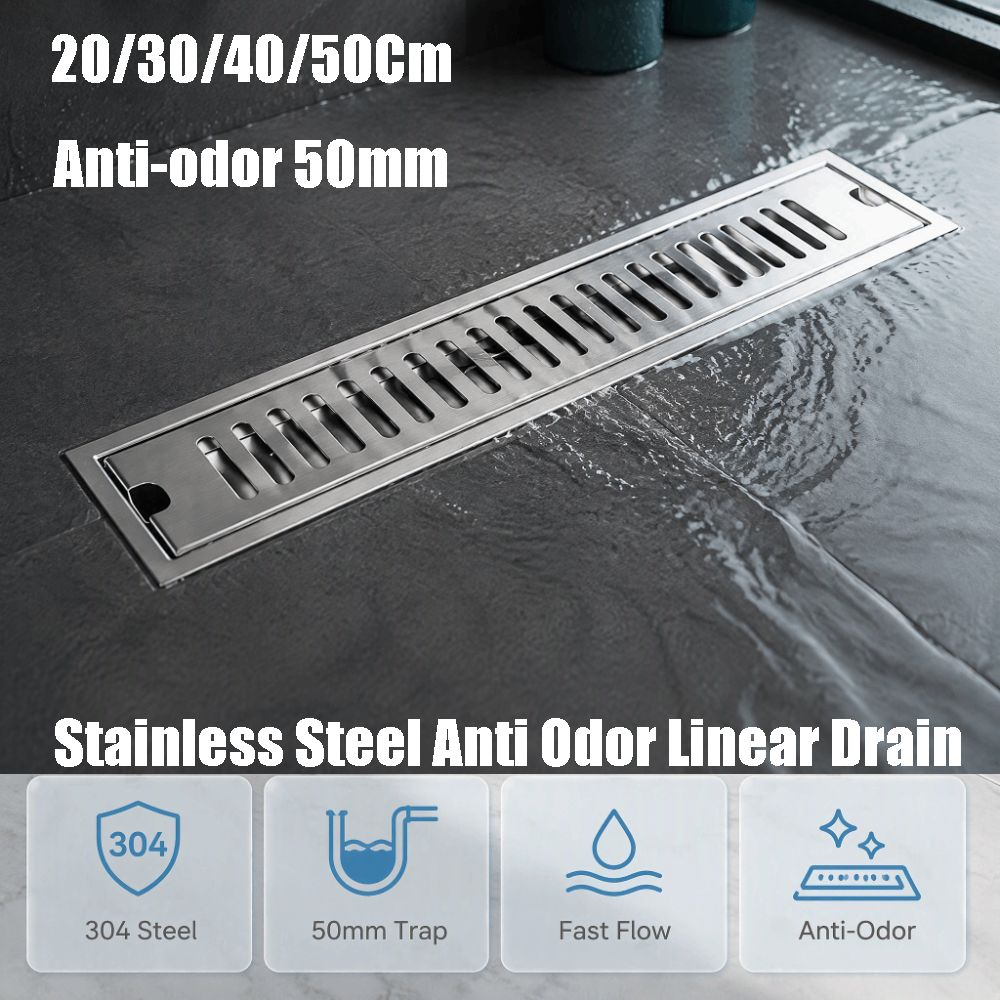20/30/40/50 cm Linearer Duscha – Linear Shower Drain Stainless 304 Tile In Bewertung und Preis