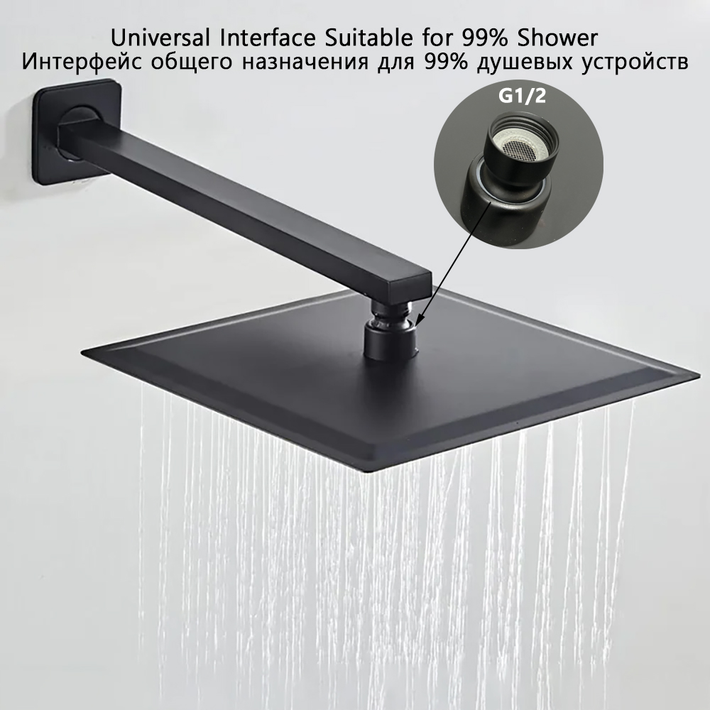 16/20/24 Zoll Luxus Wasserfall – Rainfall Shower Head Ceiling Mount 16 Inch Bewertung und Preis