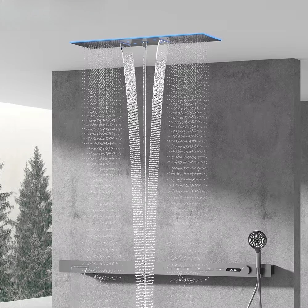 2026 Musik-Duschkopf LED 1400m – Led Rainfall Shower Head Waterfall Bewertung und Preis
