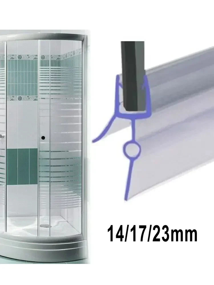 14/17/23 mm Duschwand-Dichtung – Shower Door Bottom Seal Strip Sweep Bewertung und Preis