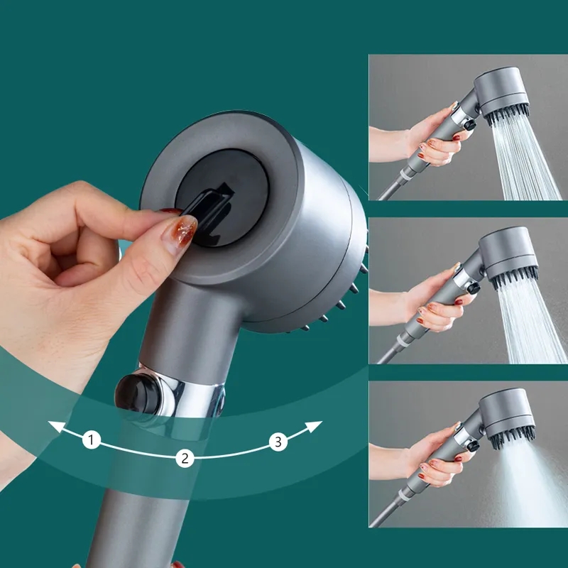 Hochdruck-Dusch kopf schwarz 3 – Handheld Shower Head High Pressure Filter Bewertung und Preis