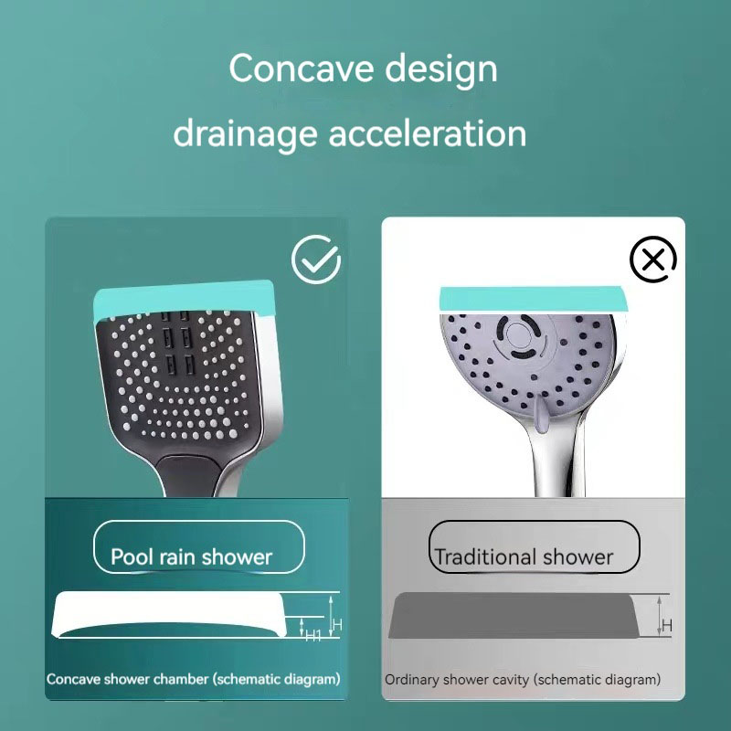 3-Modi-Handbrause mit Bürste,  – Handheld Shower Head High Pressure Filter Bewertung und Preis