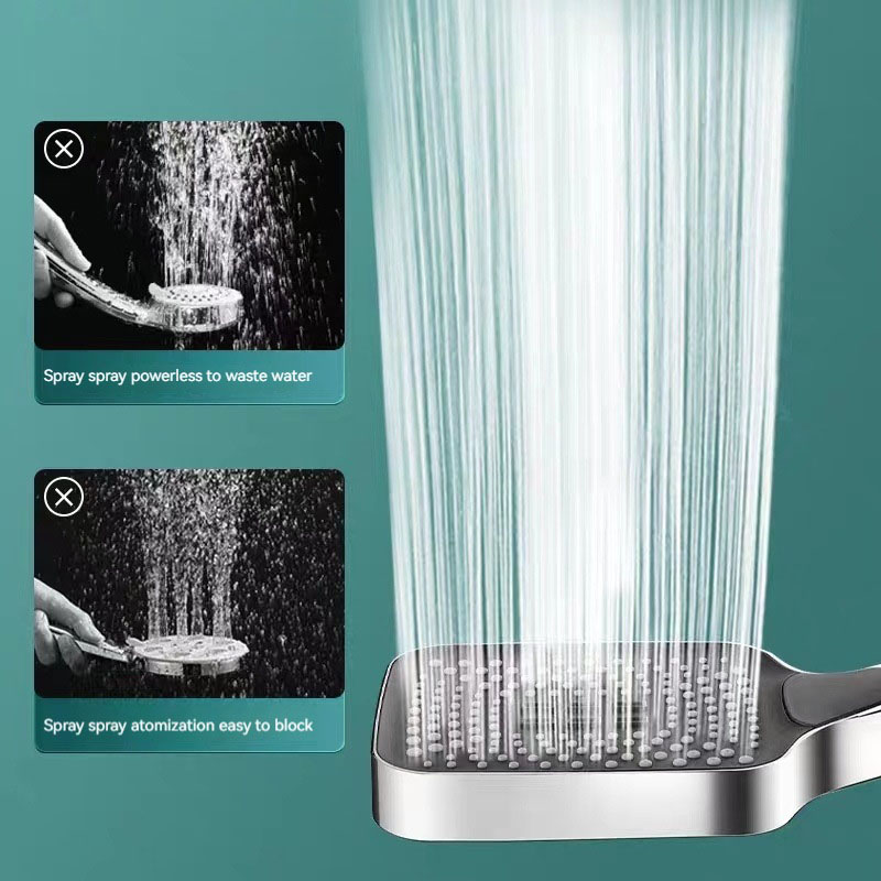 3-Modi-Handbrause mit Bürste,  – Handheld Shower Head High Pressure Filter Bewertung und Preis
