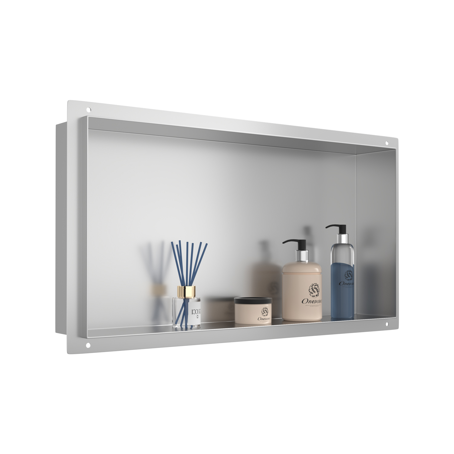 Versandfertig aus den USA, 30, – Shower Niche Stainless Steel Recessed Bewertung und Preis
