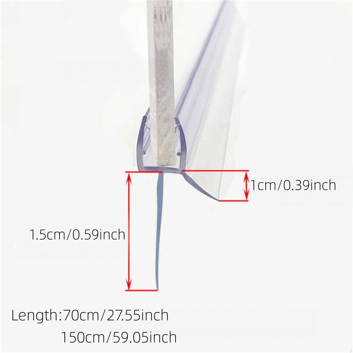 1/2/3 Stück Rahmenlose Duschdi – Shower Door Bottom Seal Strip Sweep Bewertung und Preis