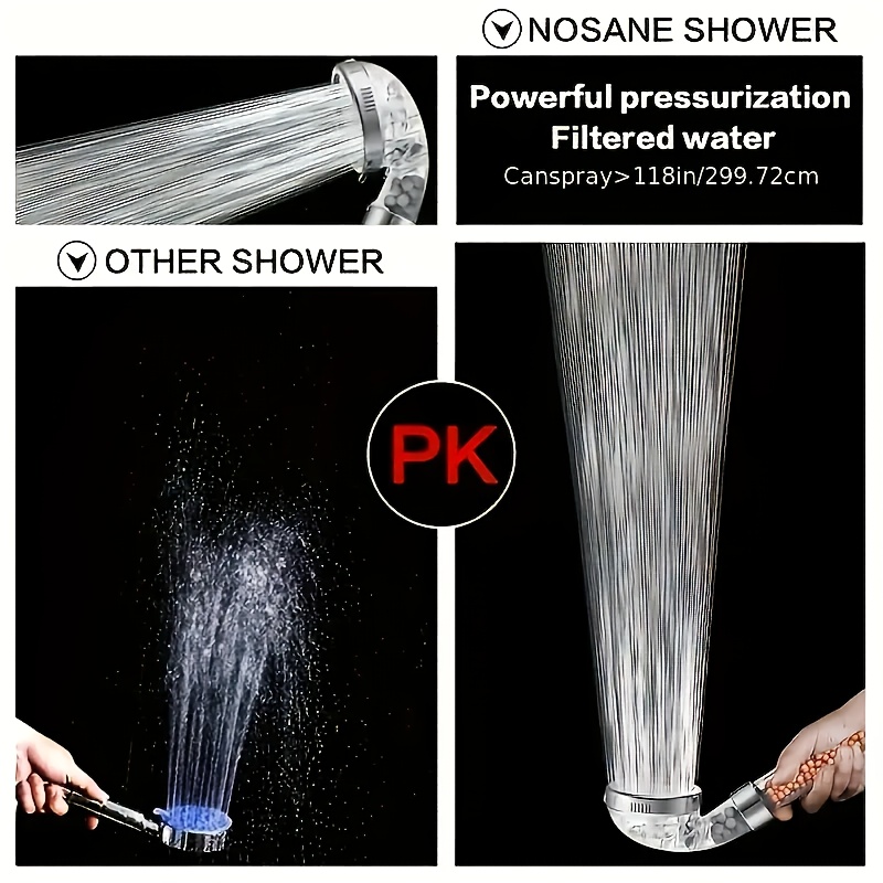 1 Stück gefilterter Duschkopf  – Handheld Shower Head High Pressure Filter Bewertung und Preis
