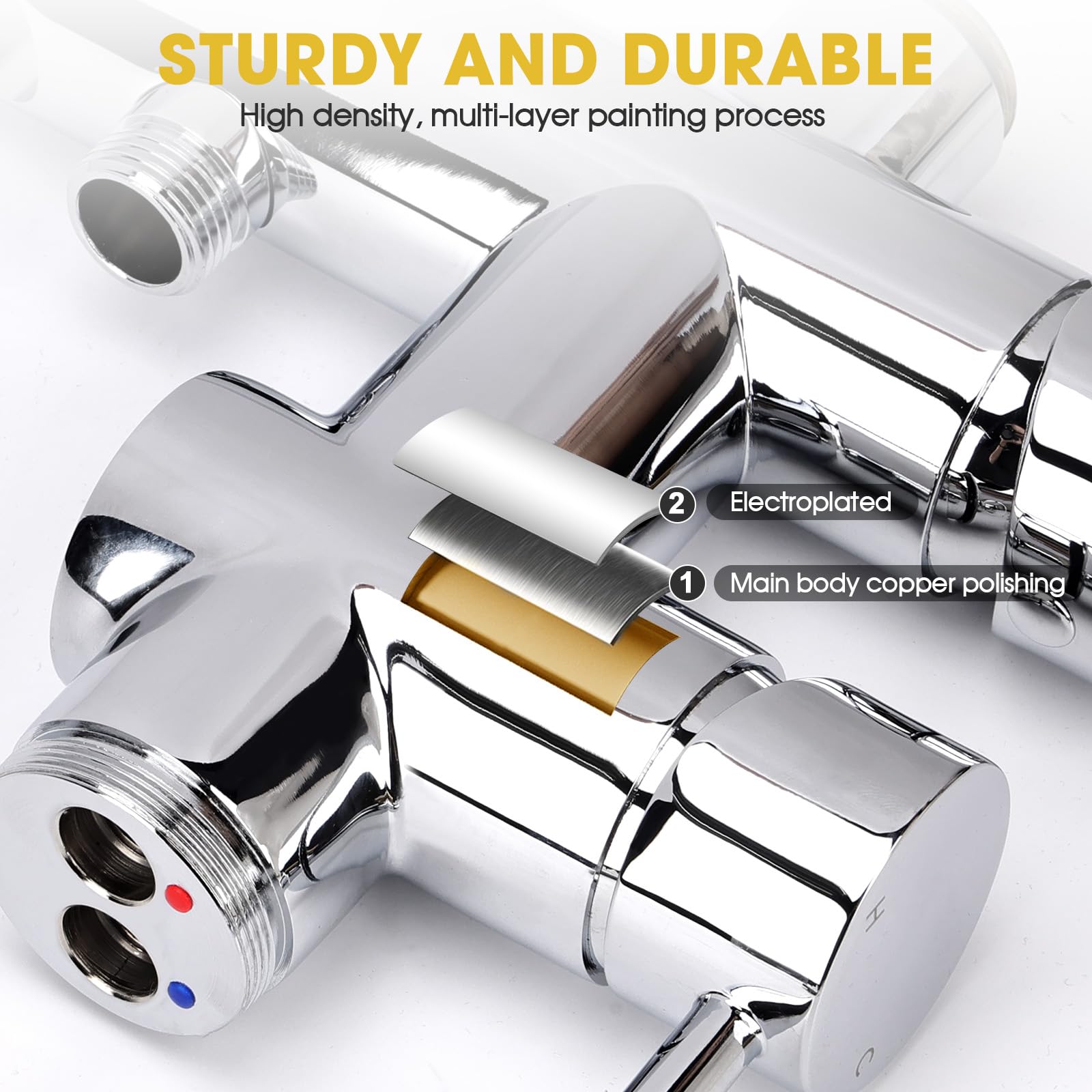 Freistehender Badewannenhahn,  – Freestanding Bathtub Filler Faucet Floor Bewertung und Preis