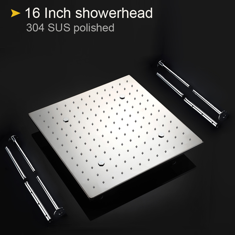 Hochwertiger 16-Zoll-Regendusc – Rainfall Shower Head Ceiling Mount 16 Inch Bewertung und Preis