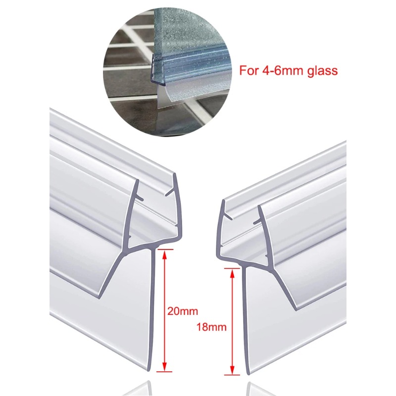 Dichtungsstreifen für Duschtür – Shower Door Bottom Seal Strip Sweep Bewertung und Preis
