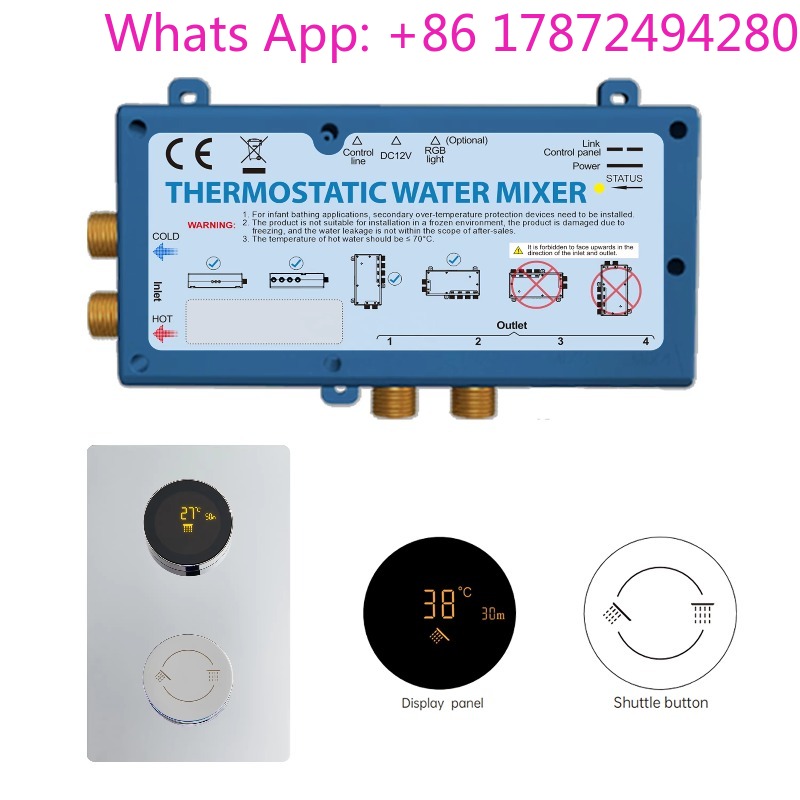WLAN-App-gesteuertes Verdeckte – Concealed Thermostatic Shower System Set Bewertung und Preis