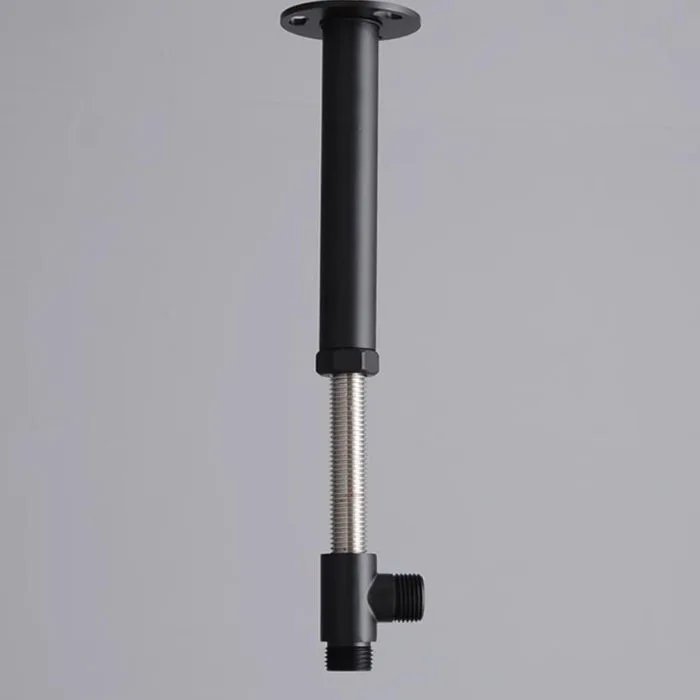 Schwarzer oder gebürsteter Gol – Shower Arm Ceiling Mount Brass Chrome Bewertung und Preis