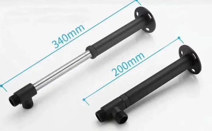 Schwarzer oder gebürsteter Gol – Shower Arm Ceiling Mount Brass Chrome Bewertung und Preis