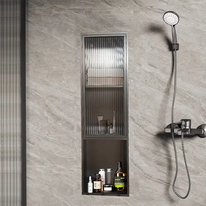 Moderne Edelstahl-Eckduschnisc – Shower Niche Stainless Steel Recessed Bewertung und Preis