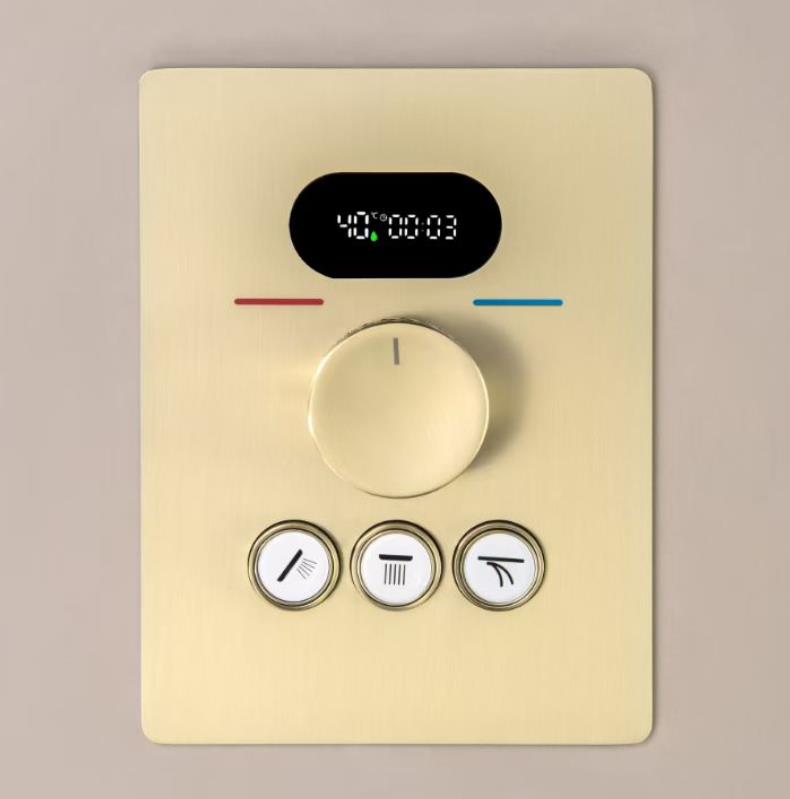 3-Wege-Digital-Duschmischventi – Thermostatic Shower Faucet Valve 3 Way Bewertung und Preis
