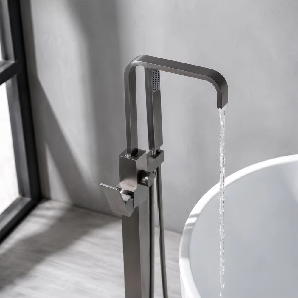 Bodenmontierter Badewannenmisc – Freestanding Bathtub Filler Faucet Floor Bewertung und Preis