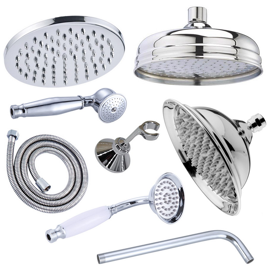 Poliertes Chrom, 20,3 cm, rund – Shower Arm Ceiling Mount Brass Chrome Bewertung und Preis
