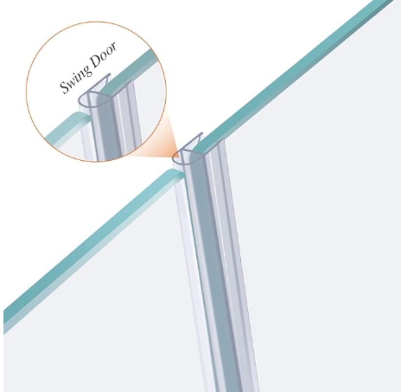 PVC-Duschwand-Dichtungsstreife – Shower Door Bottom Seal Strip Sweep Bewertung und Preis