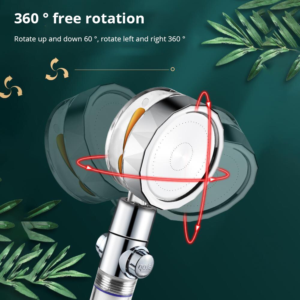 Neue propeller angetriebene Du – Handheld Shower Head High Pressure Filter Bewertung und Preis