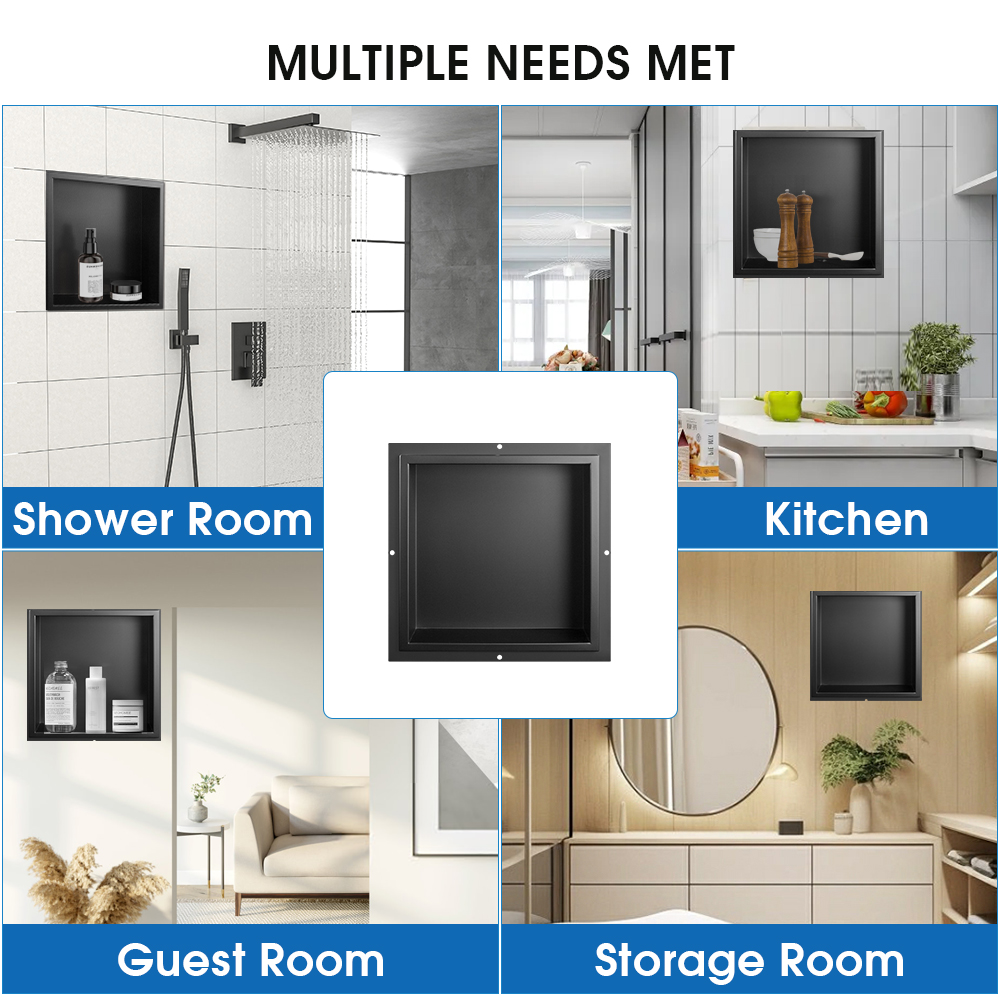 Neues Design 304 Edelstahl Nis – Shower Niche Stainless Steel Recessed Bewertung und Preis