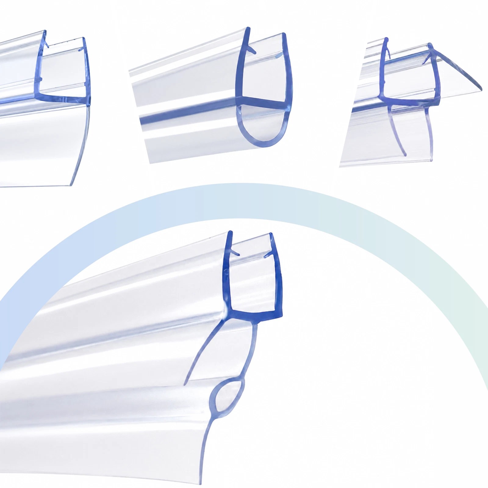 Neue Duschdichtung für Badezim – Shower Door Bottom Seal Strip Sweep Bewertung und Preis