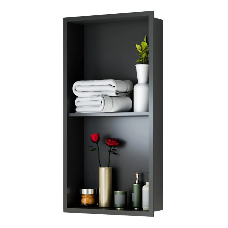 Edelstahl-Duschnische Badezimm – Shower Niche Stainless Steel Recessed Bewertung und Preis