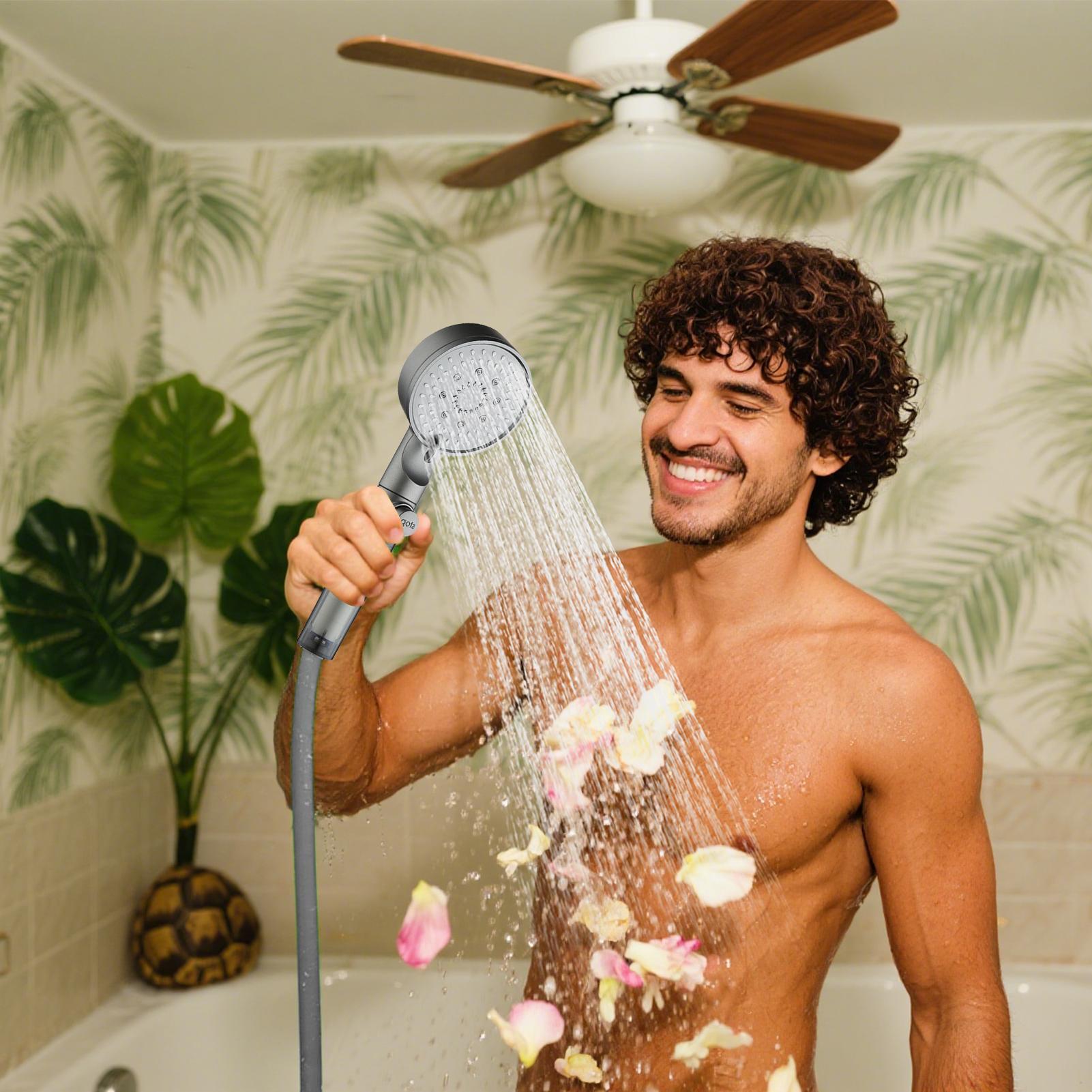 Neuer Duschkopf, 5 Modi, gefil – Handheld Shower Head High Pressure Filter Bewertung und Preis