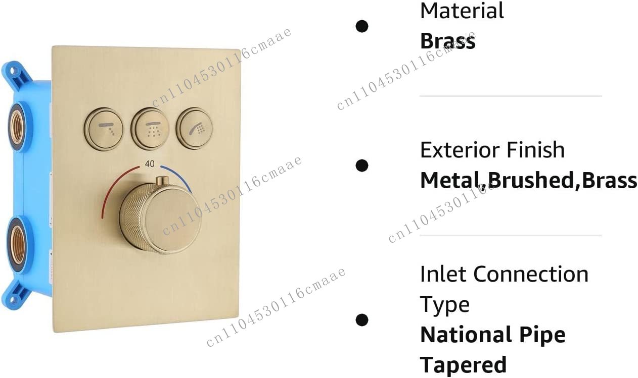 3-Wege-Duschumstellventil mit  – Thermostatic Shower Faucet Valve 3 Way Bewertung und Preis