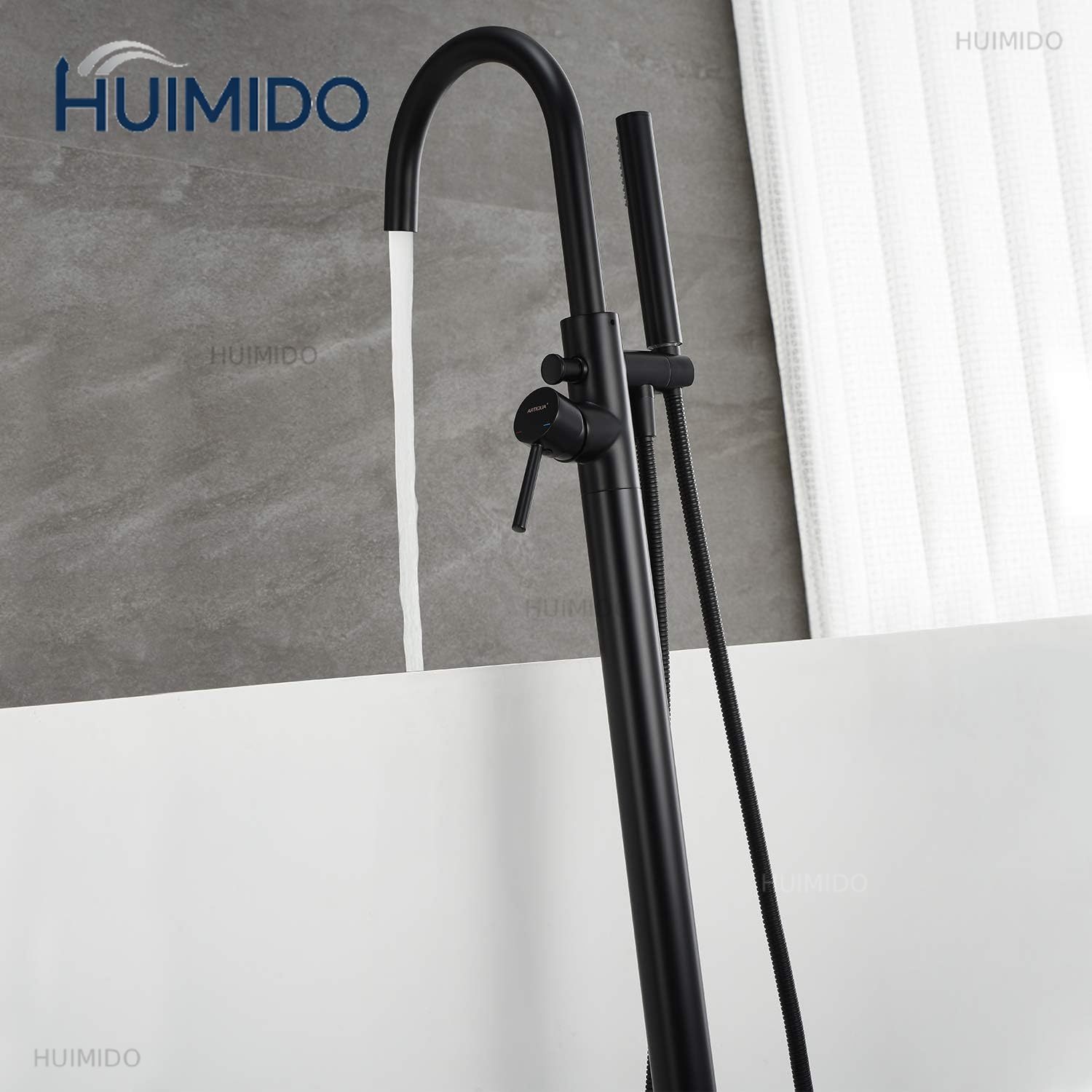 Vergoldetes Badewannen-Füllsys – Freestanding Bathtub Filler Faucet Floor Bewertung und Preis