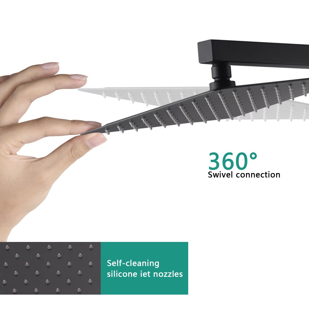 Luxuriöses Thermostatisches Wa – Concealed Thermostatic Shower System Set Bewertung und Preis