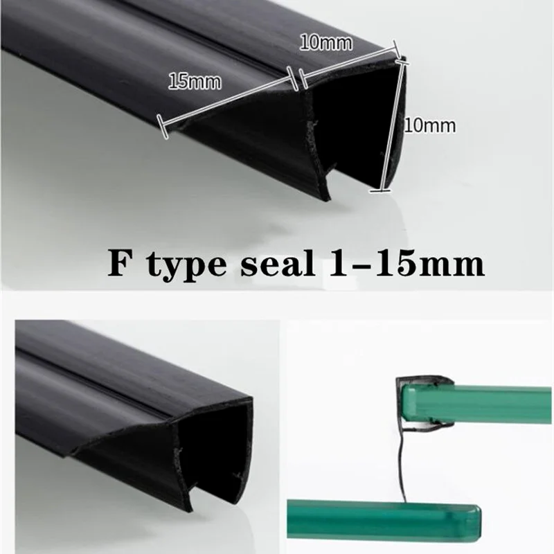 Schwarzer Duschwand-Dichtungss – Shower Door Bottom Seal Strip Sweep Bewertung und Preis