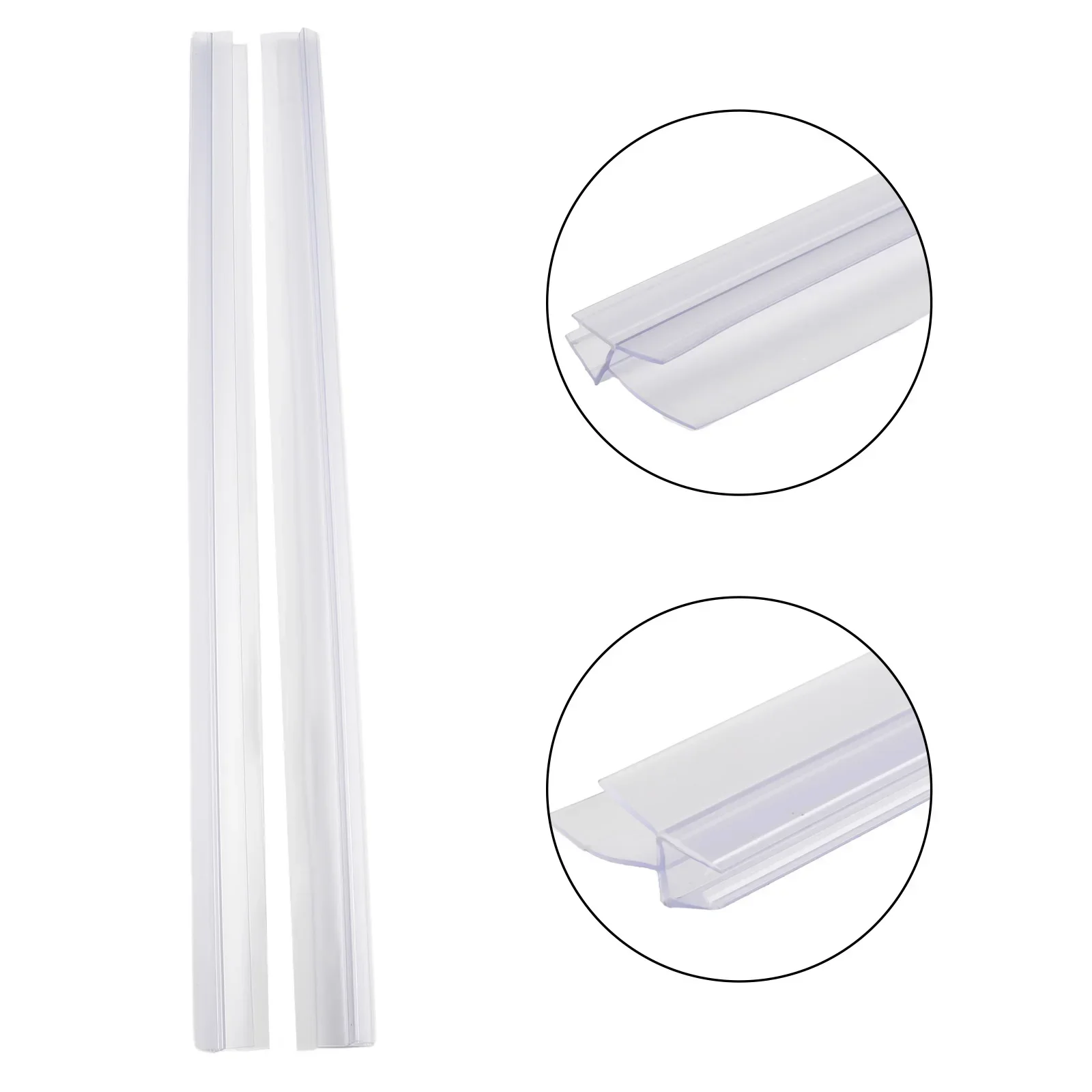 2 stücke Badezimmer Dusche Bil – Shower Door Bottom Seal Strip Sweep Bewertung und Preis