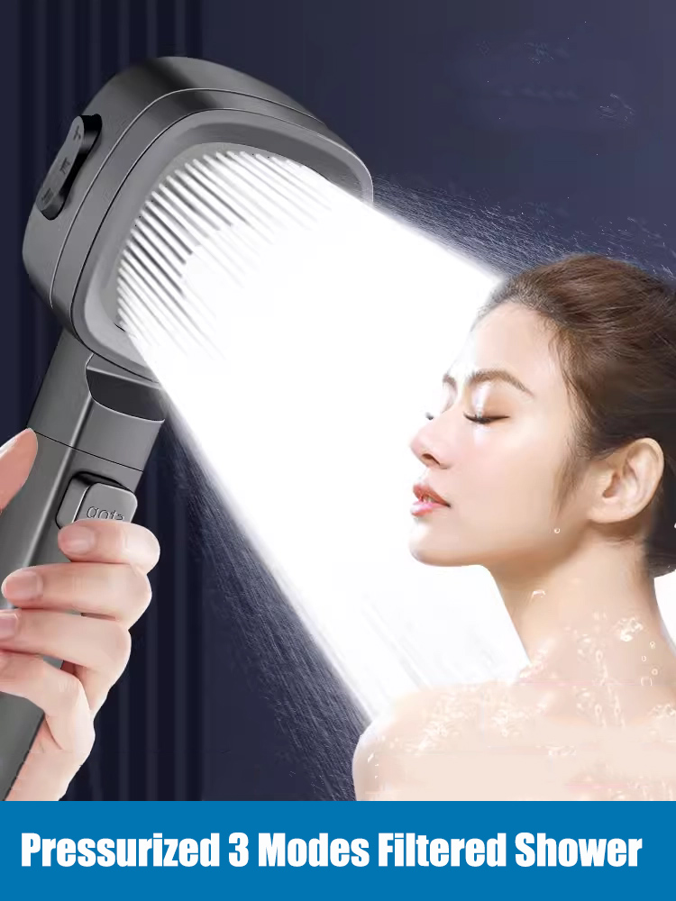 Drei-Modus-gefilterter Duschko – Handheld Shower Head High Pressure Filter Bewertung und Preis