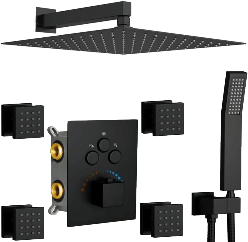 ZAPPO Thermostatisches Duschsy – Thermostatic Shower Faucet Valve 3 Way Bewertung und Preis