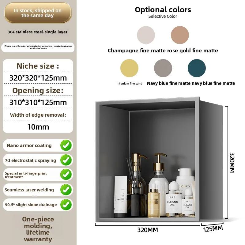 Eingelassenes Badezimmerregal  – Shower Niche Stainless Steel Recessed Bewertung und Preis