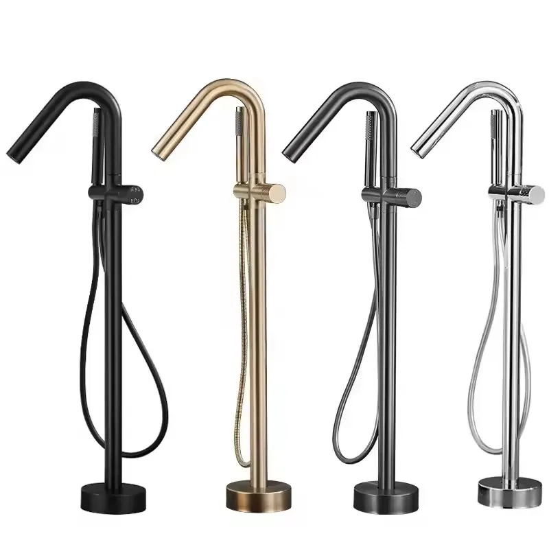 Freistehende Kupfer-Badewannen – Freestanding Bathtub Filler Faucet Floor Bewertung und Preis