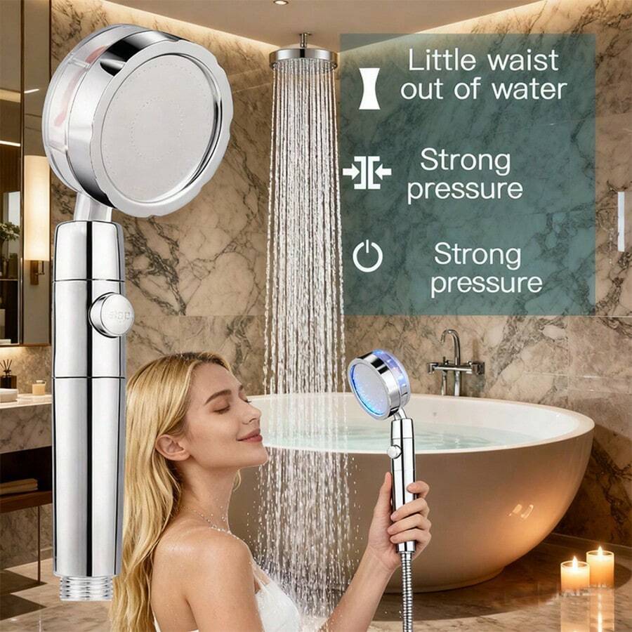Duschkopf mit Propellerantrieb – Handheld Shower Head High Pressure Filter Bewertung und Preis