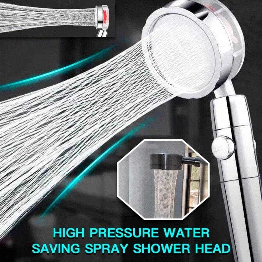 Duschkopf mit Propellerantrieb – Handheld Shower Head High Pressure Filter Bewertung und Preis