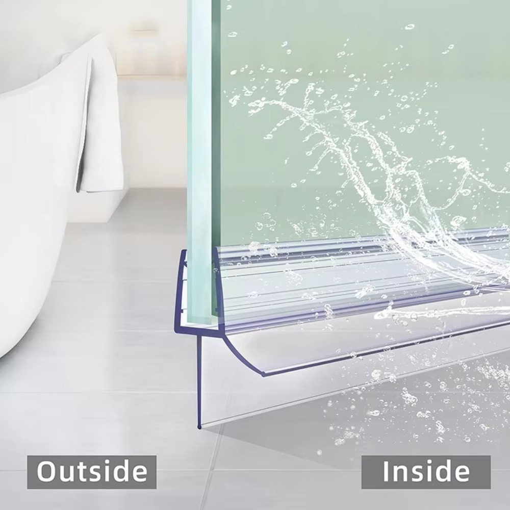 Duschdichtung für 8-12mm Spalt – Shower Door Bottom Seal Strip Sweep Bewertung und Preis